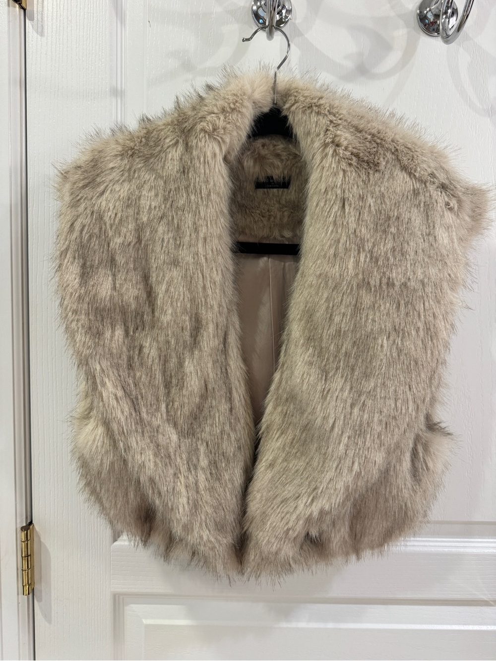 Naked Wardrobe Faux Fur Vest